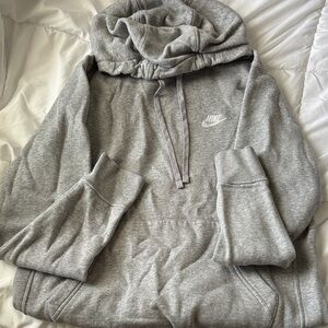 Nike Heather Gray Pullover Hoodie